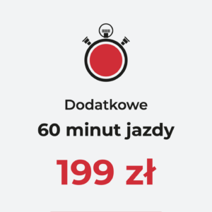 Dodatkowe 60 min jazdy Teslą