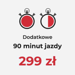 Dodatkowe 90 minut jazdy Teslą