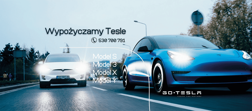 Wypożyczamy Teslę Modele S-3-X-Y