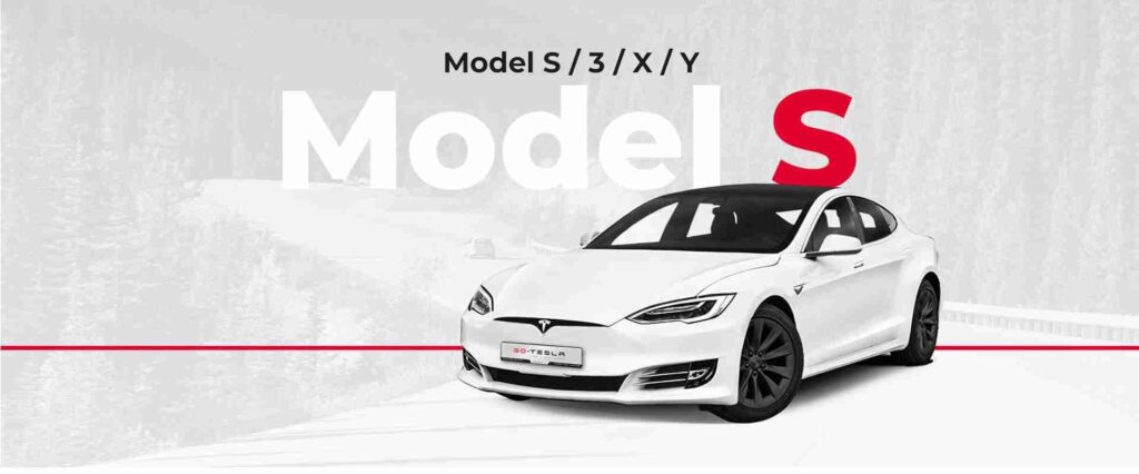 Biała Tesla Model S, elegancki i luksusowy elektryczny sedan