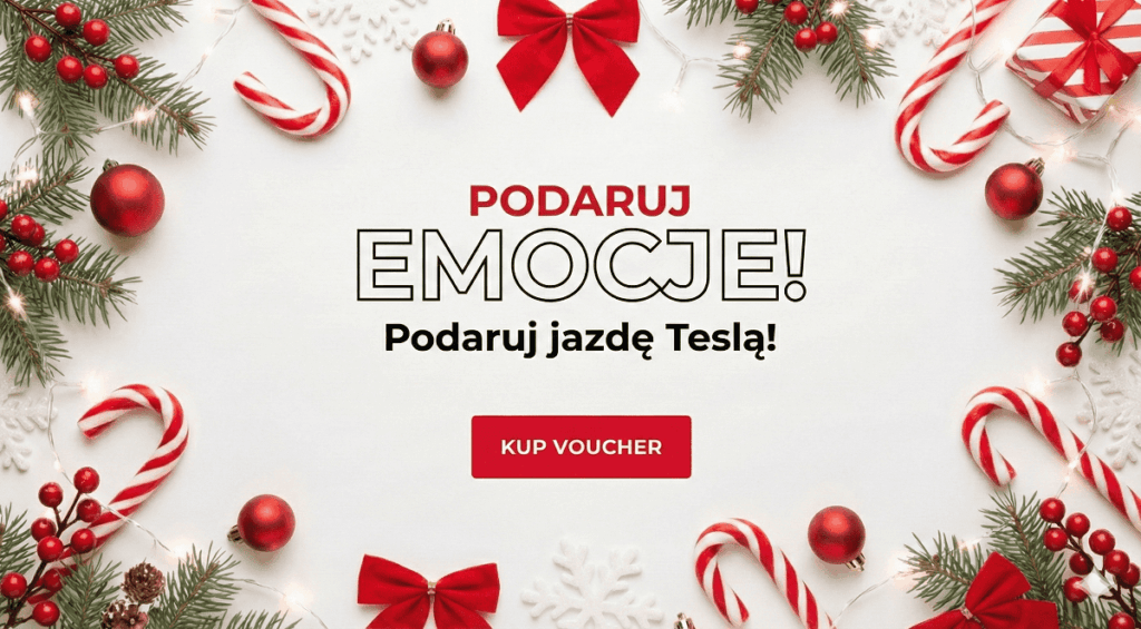 Podaruj emocje! Podaruj jazdę Teslą !